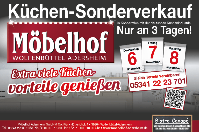 Möbelhof Adersheim Küchen Sonderverkauf
